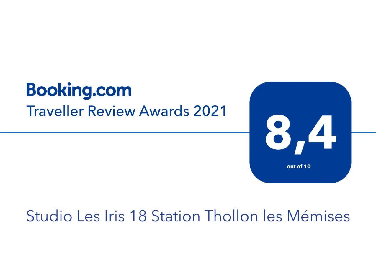 Studio Les Iris 18 Station Thollon Les Memises Apartment Exterior photo
